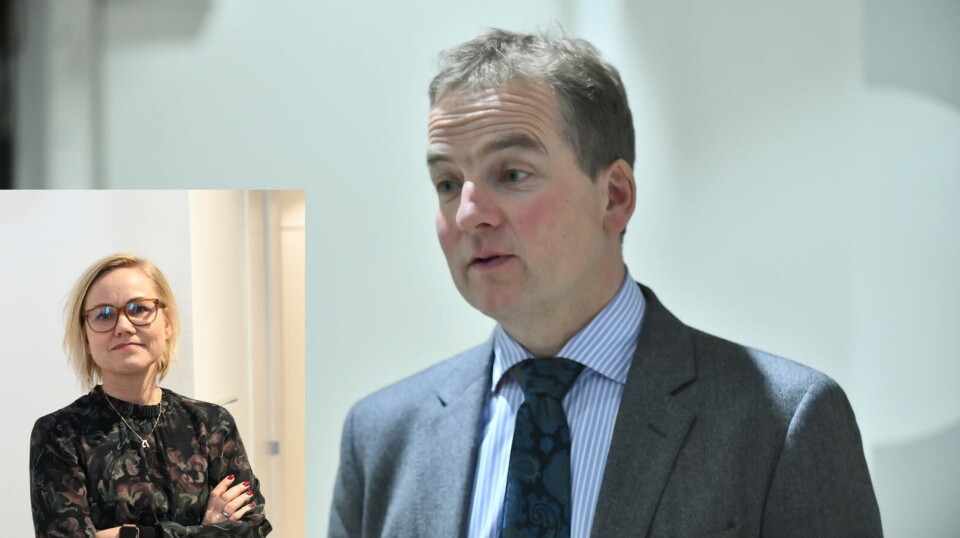 Ingvild Kjerkol (Ap) og Sveinung Stensland (H) er ikke begeistret over at pasientens legemiddelliste først er klar om mange år. Foto: Vidar Sandnes Ingvild Kjerkol (Ap) og Sveinung Stensland (H) er ikke begeistret over at pasientens legemiddelliste først er klar om mange år. Foto: Vidar Sandnes