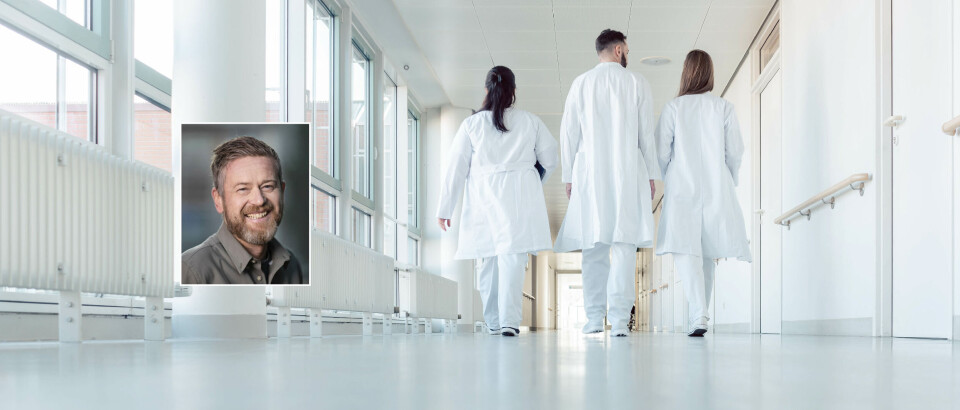 STUDIE: Professor Pål E. Martinussen ved institutt for sosiologi og statsvitenskap ved NTNU er førsteforfatter av en ny studie som viser at lederstil har betydning for om leger ønsker å bli værende på arbeidsplassen – eller finne en annen jobb. Foto: Montasje: Annemette Sande