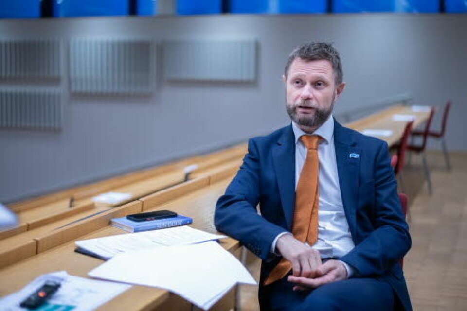 Bent Høie, helse- og omsorgsminister (H)

            
                Foto: Vidar Sandes