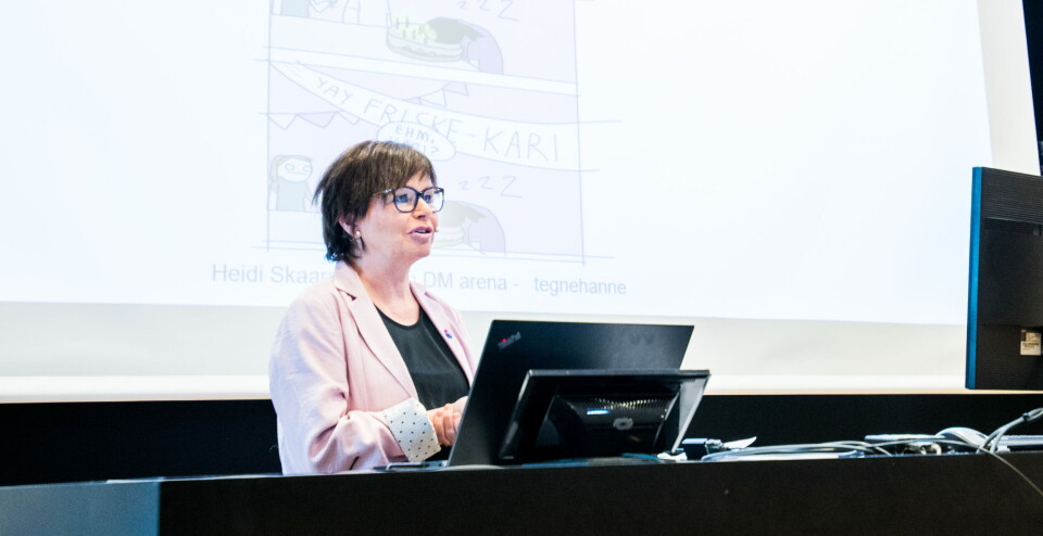 VIL HA INFORMASJON: - Fortell pasientene om muligheten for senskader, oppfordrer Heidi S. Brorson i Kreftforeningen legene. Foto: Vidar Sandnes