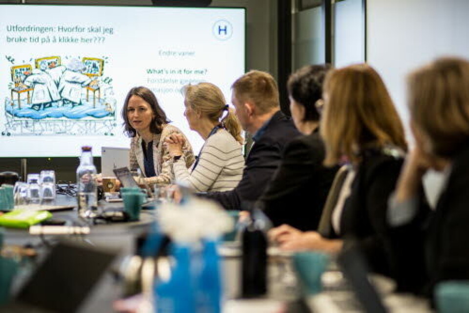 NYTTE: – Hvis legene ikke har forståelse for nytten, vil de finne en vei utenom. Dette vet vi av erfaring, sier Trude Basso, prosjektleder for forberedelse.
Foto: Guro Kulset Merakerås NYTTE: – Hvis legene ikke har forståelse for nytten, vil de finne en vei utenom. Dette vet vi av erfaring, sier Trude Basso, prosjektleder for forberedelse.
Foto: Guro Kulset Merakerås
