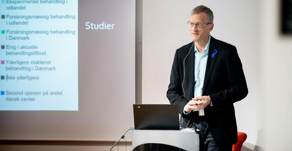 TILFELDIG: – Vi hører at flere har fått kjennskap til panelet ved en tilfeldighet, så vi har nok et arbeid å gjøre med å forsikre oss om at alle har hørt om oss, sier onkolog Halfdan Sørbye som leder Ekspertpanelet. Foto: TILFELDIG: – Vi hører at flere har fått kjennskap til panelet ved en tilfeldighet, så vi har nok et arbeid å gjøre med å forsikre oss om at alle har hørt om oss, sier onkolog Halfdan Sørbye som leder Ekspertpanelet. Foto: