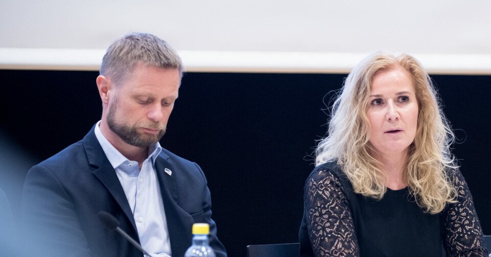 Helseminister Bent Høie (H) og Karita Bekkemellem, administrerende direktør for Legemiddelindustrien (LMI) har møttes for å forsøke å avklare hvordan Compassionate Use-ordningen skal brukes. Foto: Vidar Sandnes