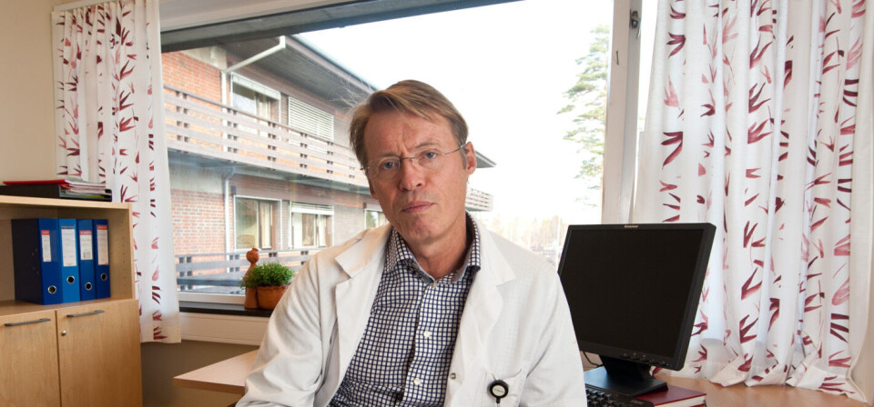 GOD GRUNN: Kommuneoverlege Morten Laudal er kritisk til å henvise symptomfrie kvinner til mammografi. – Jeg spør hvorfor. Har de en god grunn, så sier jeg ja. Foto: