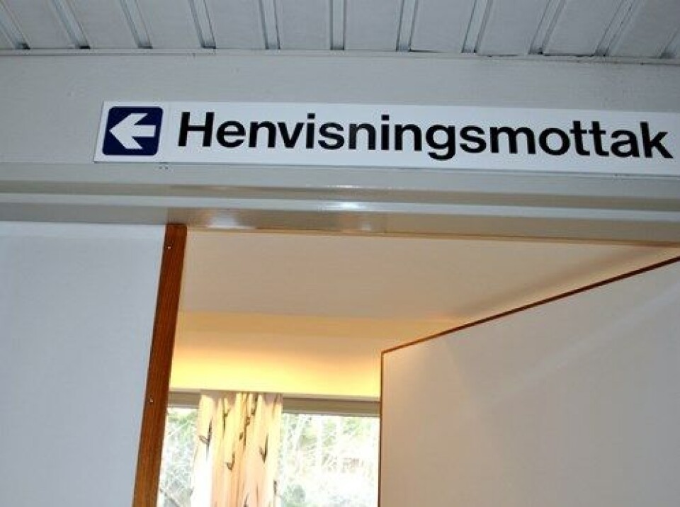 SKANNER: Sentralt henvisningsmottak ligger på Vinderen/Gaustad i Oslo. 26 ansatte sorterer og re-digitaliserer henvisninger og pasientdokumenter her.
Foto: Anne Grete Storvik