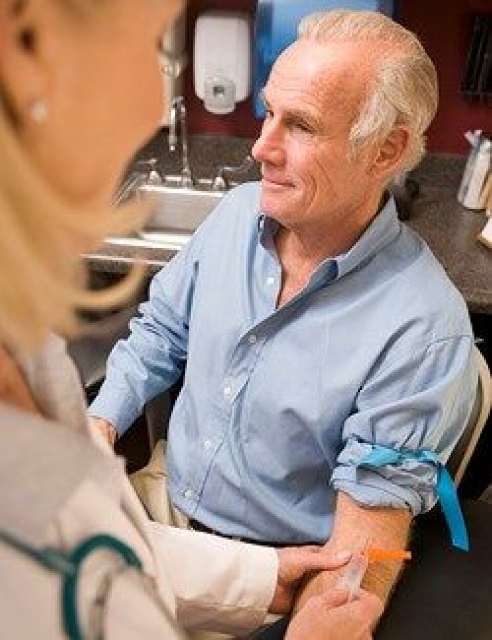 I Norge er det ingen screening med PSA-test, som er en blodprøve.
Foto: Colourbox