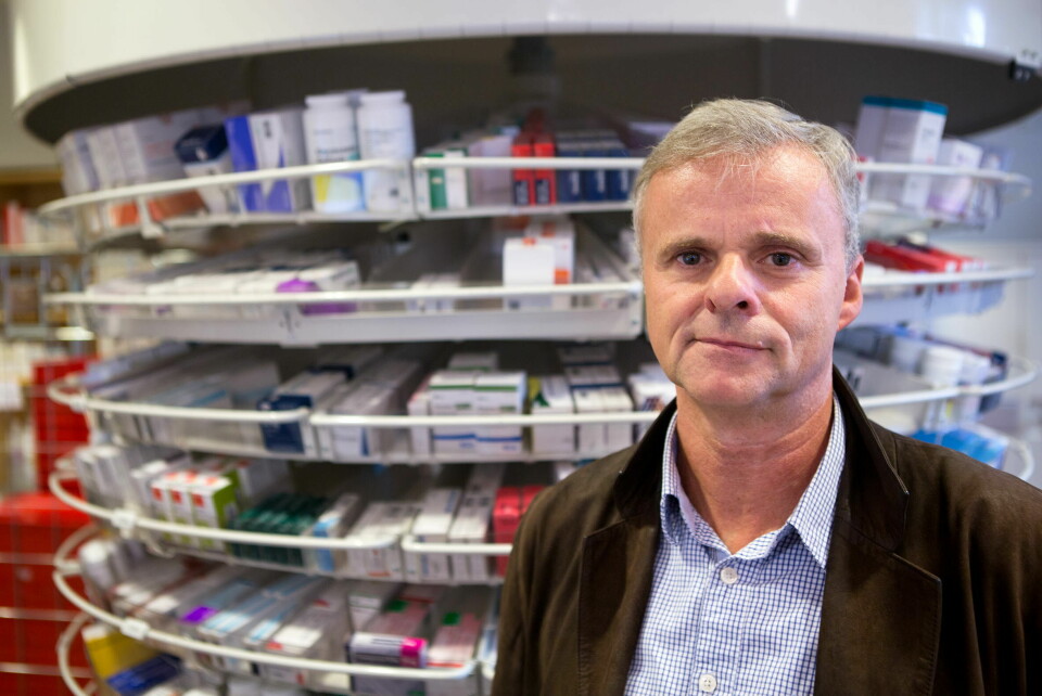 HØYE UTGIFTER: Administrerende direktør i Apotekforeningen Per T. Lund mener at de allerede har brukt mye ressurser på å utvikle egne systemer i apotekene.  Foto: Anette Andresen