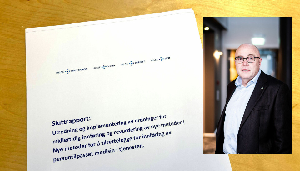GRUNNLAG: – Denne rapporten legger grunnlaget for en raskere innføring av en del nye metoder, sier administrerende direktør Stig Slørdahl i Helse Midt-Norge. Foto: Julie Kalveland/Vidar Sandnes