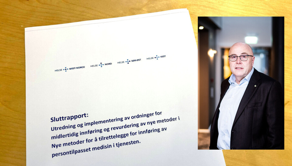 GRUNNLAG: – Denne rapporten legger grunnlaget for en raskere innføring av en del nye metoder, sier administrerende direktør Stig Slørdahl i Helse Midt-Norge. Foto: Julie Kalveland/Vidar Sandnes GRUNNLAG: – Denne rapporten legger grunnlaget for en raskere innføring av en del nye metoder, sier administrerende direktør Stig Slørdahl i Helse Midt-Norge. Foto: Julie Kalveland/Vidar Sandnes