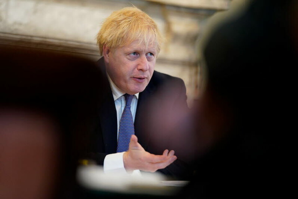 INNLAGT: Storbritannias statsminister Boris Johnson mottar intensivbehanding for Covid-19. Foto: Andrew Parsons / No 10 Downing Street