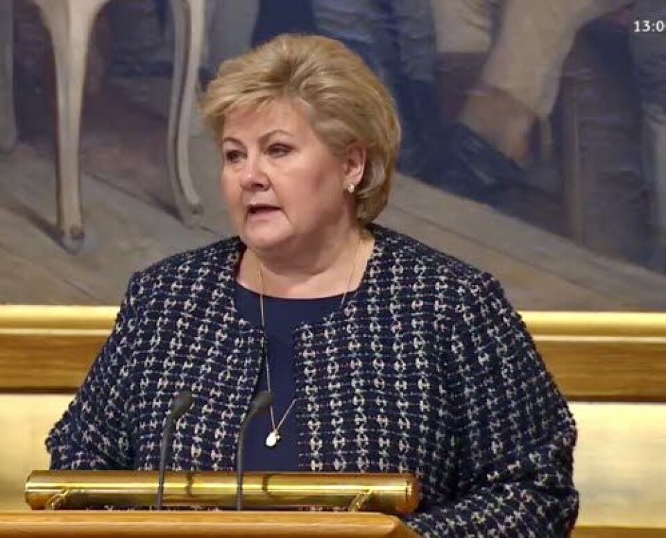 Statsminister Erna Solberg (H).
Foto: Arkiv, Regjeringen.no