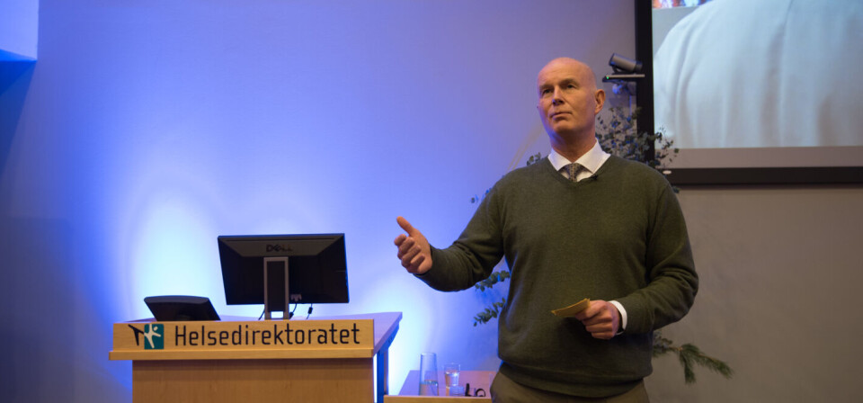 INGEN BØLGE: – Det er ikke en bølge, men en endring i befolkningssammensetningen som kommer til å bestå, sier Bjørn Guldvog, direktør i Helsedirektoratet. Foto: Per Corneliussen Foto: