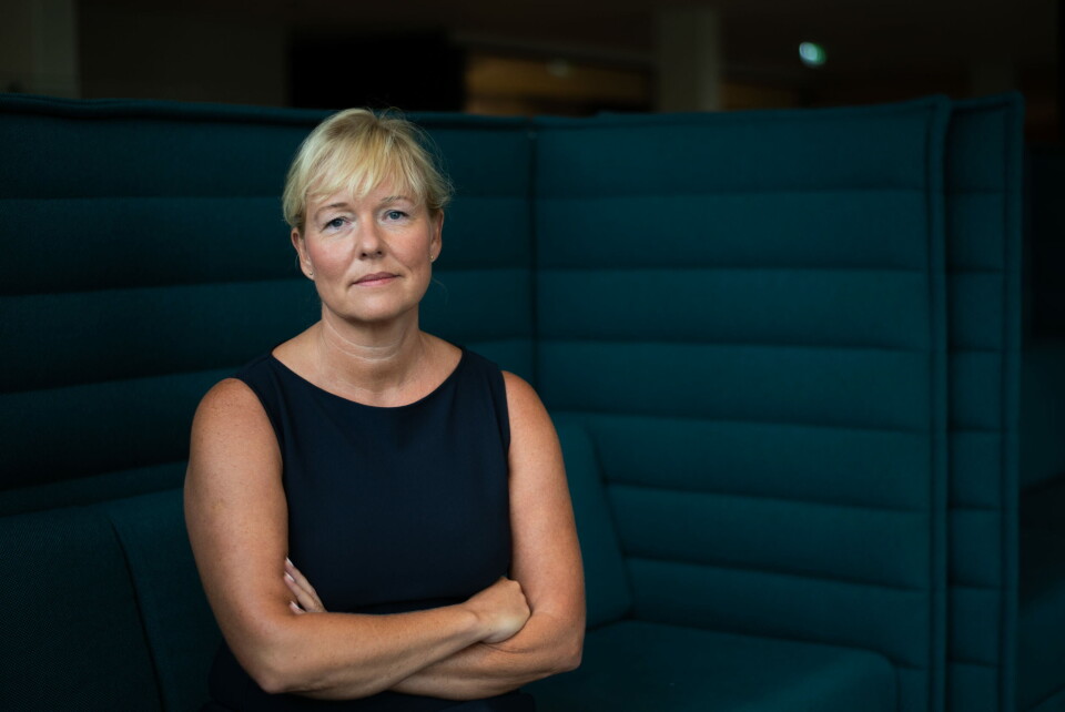 BEKYMRET: Leder av Norsk forening for allmennmedisin, Marte Kvittum Tangen, peker på at bevilgningen har stått på stedet hvil i seks år på rad. Hun sier at de er bekymret for den reelle nedgangen i midlene til forskning i allmennmedisin. Foto: Vidar Sandnes