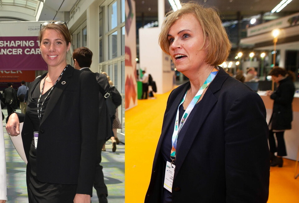 FORVENTER RESULTATER: Melanomekspert Anna Winge-Main ved OUS Radiumhospitalet og gynkreftspesialist Line Bjørge ved Seksjon for gynekologisk kreft ved Haukeland universitetssjukehus venter immunterapinytt på sine fagfelt. Foto: Lisbeth Nilsen / Lasse Moe FORVENTER RESULTATER: Melanomekspert Anna Winge-Main ved OUS Radiumhospitalet og gynkreftspesialist Line Bjørge ved Seksjon for gynekologisk kreft ved Haukeland universitetssjukehus venter immunterapinytt på sine fagfelt. Foto: Lisbeth Nilsen / Lasse Moe