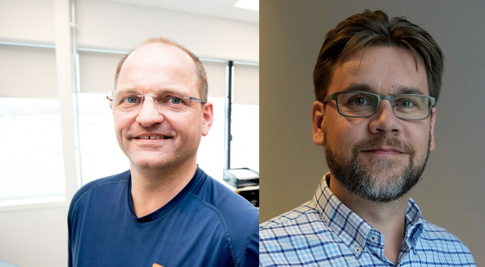 STILLER: Egil Johannesen og Nils Kristian Klev har lyst å ta over ledervervet i Allmennlegeforeningen. Foto: Vidar Sandnes/Egil Johannesen