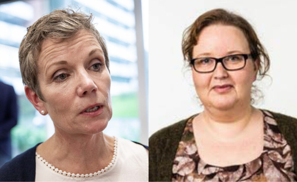 BEKYMRET: Marit Hermansen i Legeforeningen og Ingvild Skogen Bauge i Norsk forening for barne- og ungdomspsykiatri etterlyser midler til å tette hullene som Kjøs-rapporten identifiserte. Foto: Legeforeningen BEKYMRET: Marit Hermansen i Legeforeningen og Ingvild Skogen Bauge i Norsk forening for barne- og ungdomspsykiatri etterlyser midler til å tette hullene som Kjøs-rapporten identifiserte. Foto: Legeforeningen