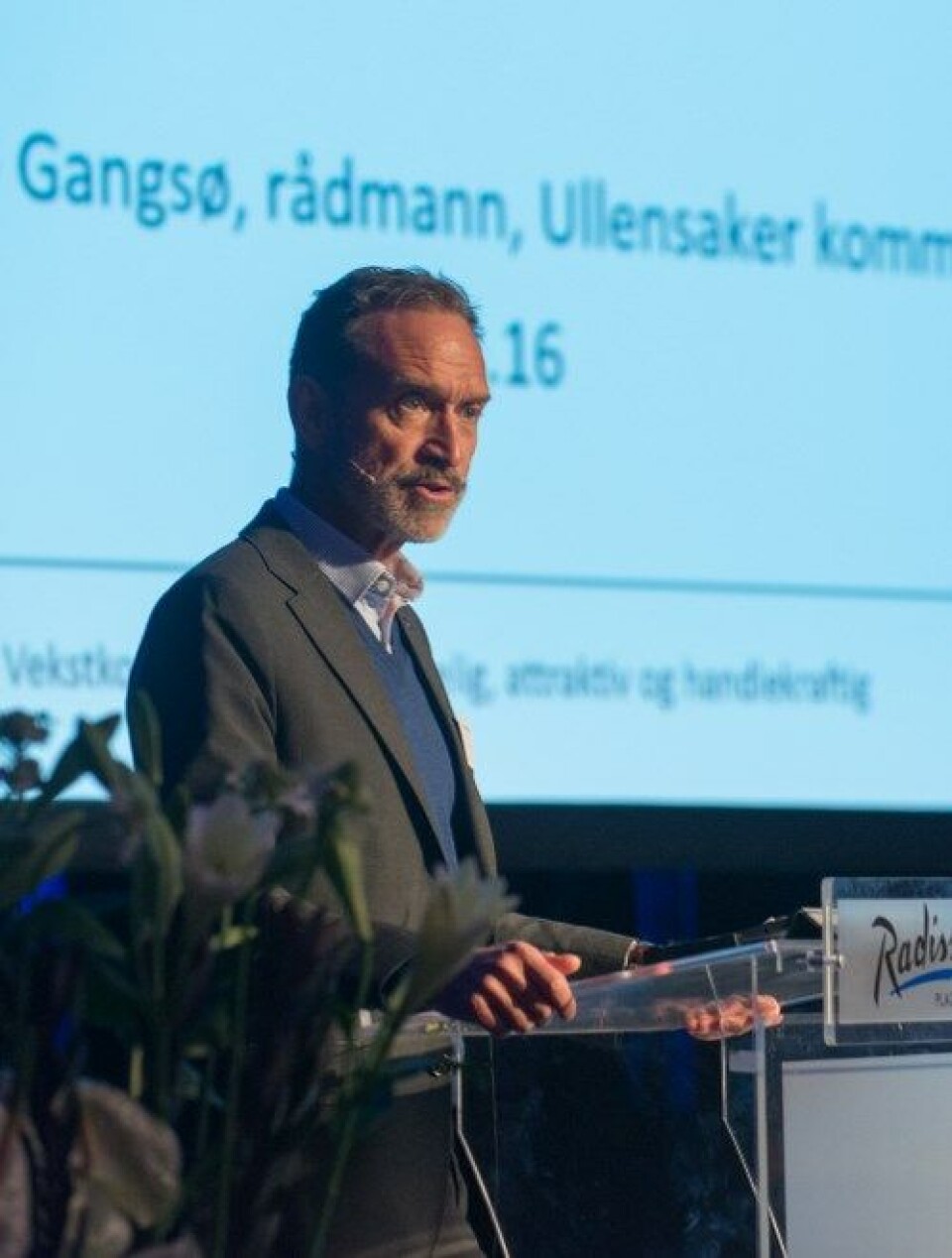 UTFORDRING: – Dessverre er ikke fastlegene i rådmannens linje. Der har vi en utfordring, sa rådmann i Ullensaker kommune, Tor Arne Gangsø. Foto: Vidar Sandnes