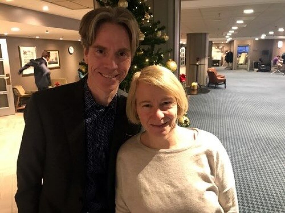 Avdelingsoverlege Hanne Bjørnstad ved hjertemedisinsk avdeling ved Nordlandssykehuset og kardiolog Anders Hovland er glade for avgjørelsen.
Foto: Anne Grete Storvik