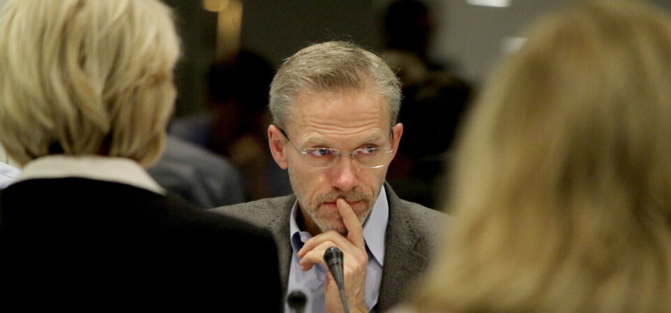- UREALISTISK BUDSJETT: Aasmund Bredeli representerer legene ved Oslo universitetssykehus. Bildet er fra et styremøte i fjor. Arkivfoto: Øyvind Bosnes Engen Foto:
