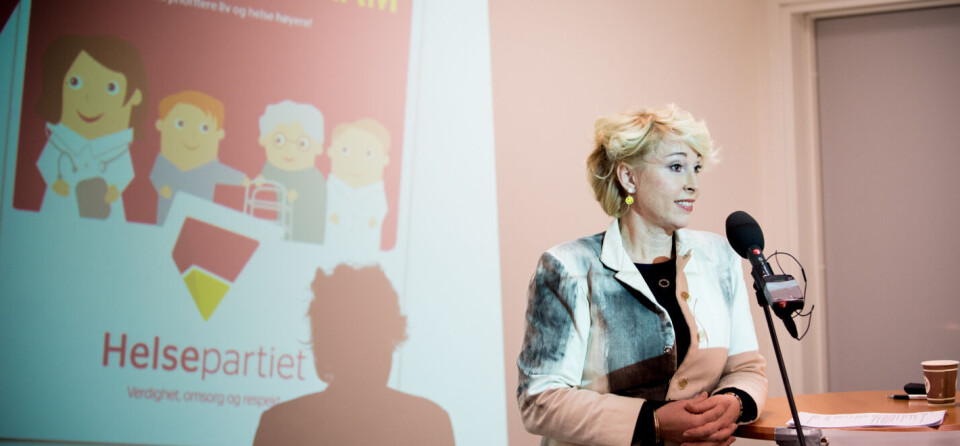 ETTER NI MÅNEDER: Helsepartiet, som fikk i overkant av 10.000 stemmer i Stortingsvalget, preges ni måneder etter starten av mye uro. Lise Aksvik er leder av partiet. Foto: Vidar Sandnes