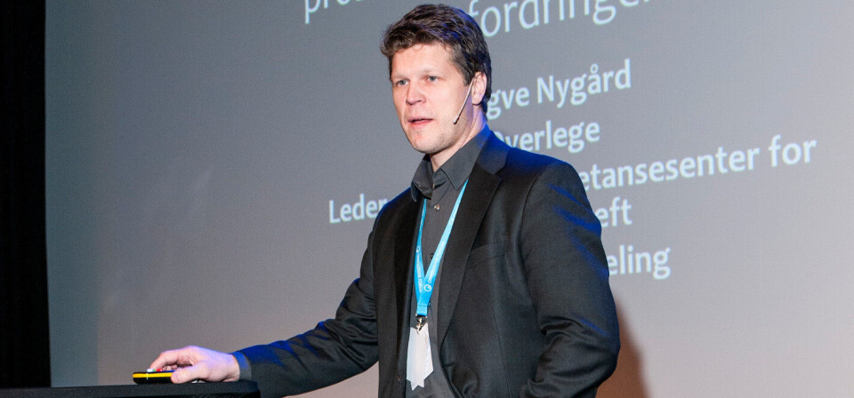 IKKE FOR SENT: – Ingen prostatakreftpasienter har sagt at utredningen har gått for sent, sier Yngve Nygård ved Haukeland. Foto: PER M. DIDRIKSEN