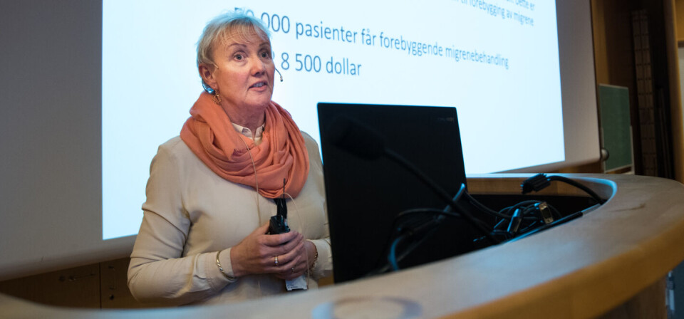 ET MINEFELT: - Her beveger vi oss ut i et minefelt, sier enhetsleder Elisabeth Bryn i Legemiddelverket. Foto: Vidar Sandnes Foto: