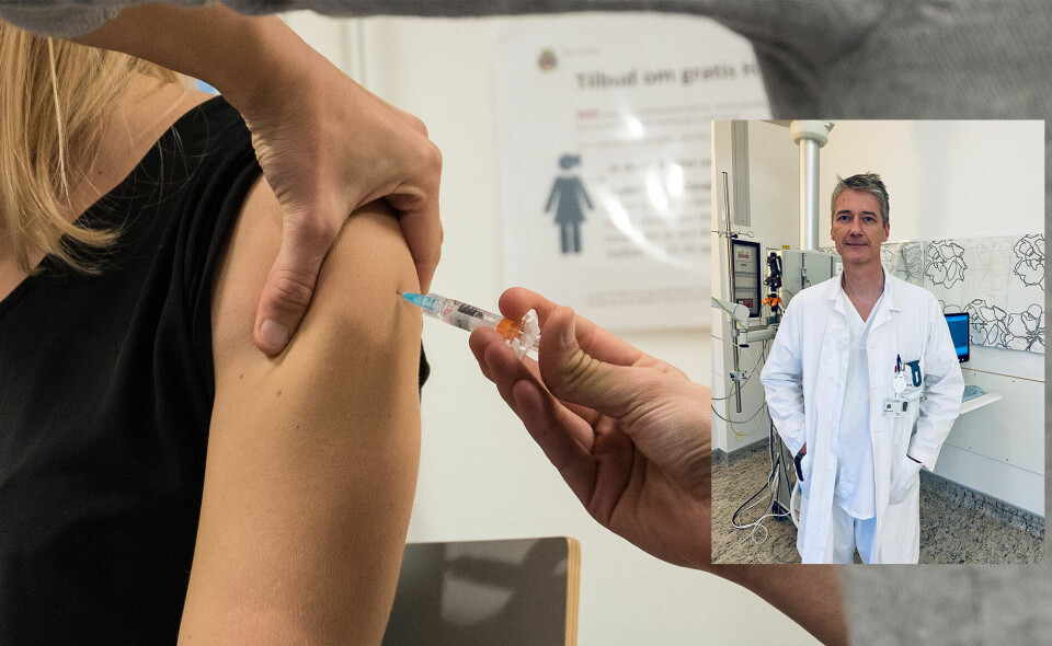 EFFEKTIV: – Vi opplever at folk trolig tar avgjørelsen om ikke å vaksinere seg på feil faktagrunnlag, sier Stig Gjerde. Foto: