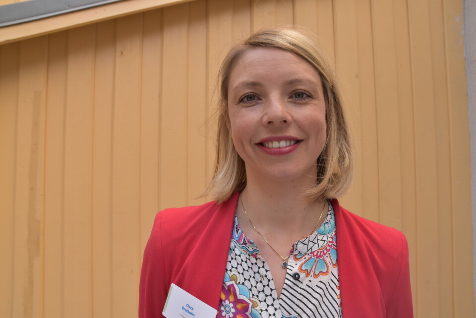 HAR PLANER: – Jeg tror ikke noen ville stilt til ledervalget uten å ha visjoner for Ylf og jeg ser fram til diskusjoner om dette på årsmøtet, sier lederkandidat Clara Bratholm. Foto: Julie Kalveland