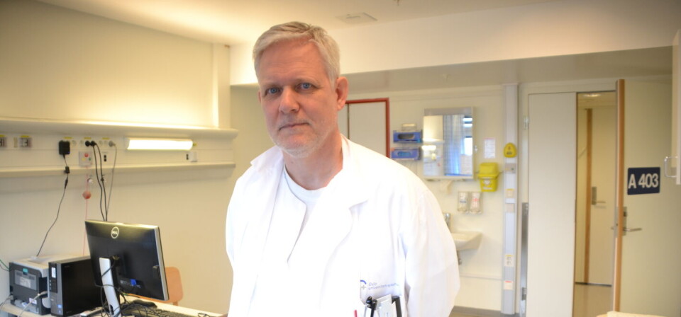 LEDET UTPRØVINGEN: Overlege Wolfgang Lilleby ved OUS Radiumhospitalet har ledet utprøvingen av prostatakreft-vaksinen. Foto: Målfrid Bordvik Foto: LEDET UTPRØVINGEN: Overlege Wolfgang Lilleby ved OUS Radiumhospitalet har ledet utprøvingen av prostatakreft-vaksinen. Foto: Målfrid Bordvik Foto: