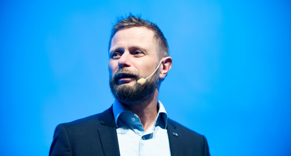 Helse- og omsorgsminister Bent Høie vil øke digitaliseringen i helse og omsorgssektoren gjennom ny lov og flere endringer i eksisterende lovverk. Foto: Vidar Sandnes