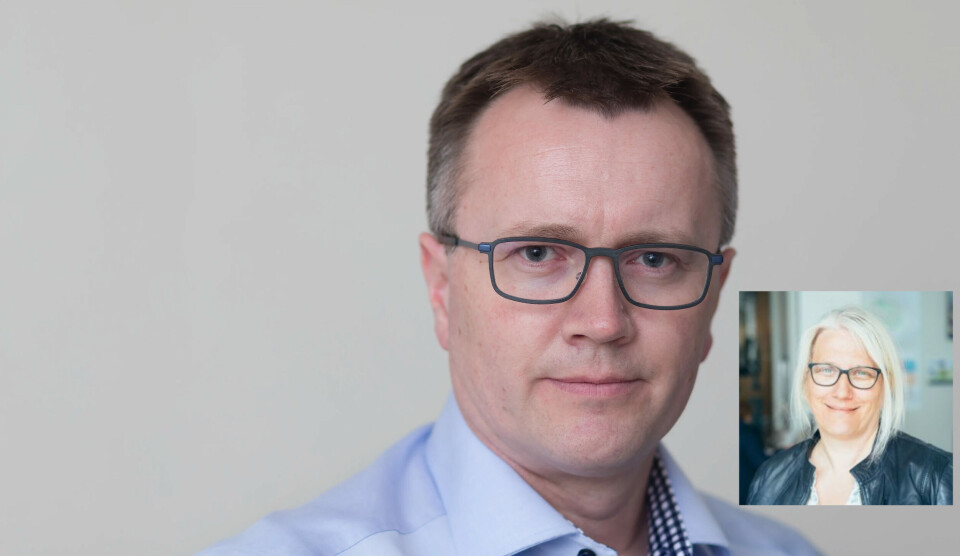 KRITISKE TIL AKSON-PROSESSEN: – I seg selv ligger det ingen risiko i å signere intensjonserklæringen. Men i denne avtalen ligger det føringer om mekanikk og konklusjoner som det per i dag er uklart om går i riktig retning, sier Espen Andre Rokkan, bystyremedlem (H) og leder av kontrollutvalget i Bodø kommune, Han får støtte av gruppeleder for Bodø Ap, Anne Mari Haugen. Foto: KRITISKE TIL AKSON-PROSESSEN: – I seg selv ligger det ingen risiko i å signere intensjonserklæringen. Men i denne avtalen ligger det føringer om mekanikk og konklusjoner som det per i dag er uklart om går i riktig retning, sier Espen Andre Rokkan, bystyremedlem (H) og leder av kontrollutvalget i Bodø kommune, Han får støtte av gruppeleder for Bodø Ap, Anne Mari Haugen. Foto: