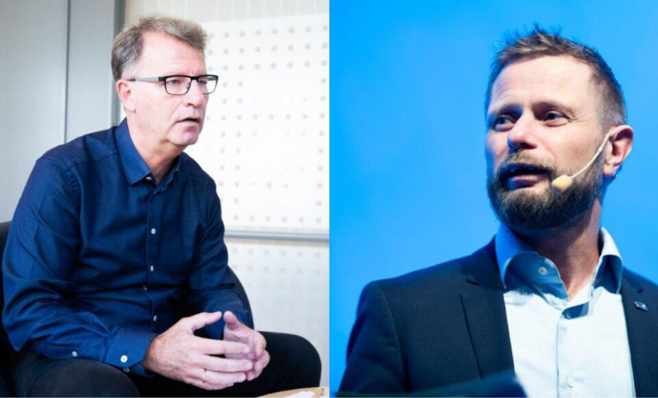 ORD-DUELL: Helsebyråd Robert Steen og helseminister Bent Høie har ikke samme virkelighetsoppfatning om Akson, journalsystemet som staten ønkser å innføre i norske kommuner. Foto: Vidar Sandnes ORD-DUELL: Helsebyråd Robert Steen og helseminister Bent Høie har ikke samme virkelighetsoppfatning om Akson, journalsystemet som staten ønkser å innføre i norske kommuner. Foto: Vidar Sandnes