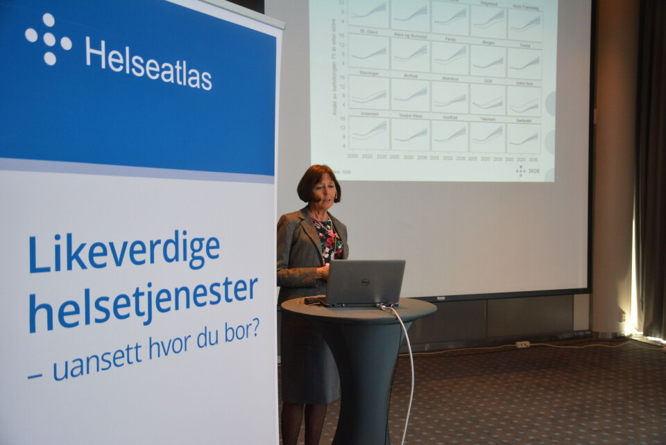 VARSLER ØKT BEHOV: – Skal vi kunne gi et tilfredsstillende tilbud til akutt syke eldre, er det behov for økte sengeressurser, sier prosjektleder for Eldrehelseatlaset ved Senter for klinisk dokumentasjon og evaluering (SKDE) Foto: Målfrid Bordvik