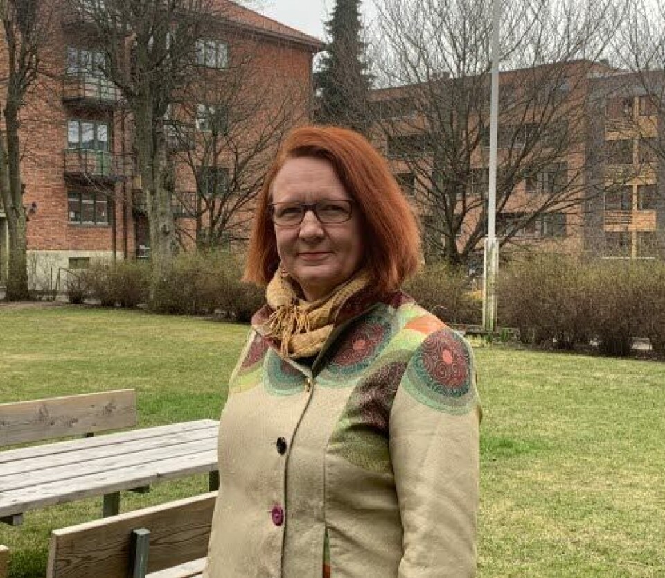 OSLO: – I stedet for å bruke Ullevål-tomta, vil helseforetak og helseminister at vi skal presse inn nye sykehusbygg på trange tomter på Aker og Gaustad, sier gruppeleder i Oslo bystyre for Senterpartiet, Bjørg Sandkjær.
Foto: Lasse Moe OSLO: – I stedet for å bruke Ullevål-tomta, vil helseforetak og helseminister at vi skal presse inn nye sykehusbygg på trange tomter på Aker og Gaustad, sier gruppeleder i Oslo bystyre for Senterpartiet, Bjørg Sandkjær.
Foto: Lasse Moe