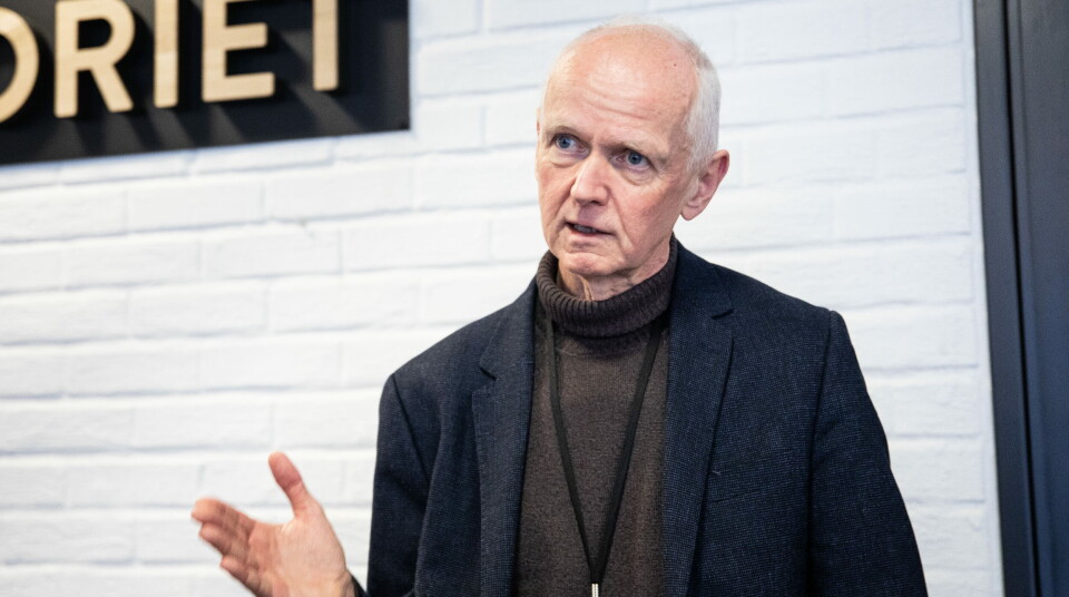 EFFEKTIV: – Vi vet at begge mRNA-vaksinene er effektive, også mot Delta-varianten, og at vaksinen fra Moderna ser ut til å ha minst like god vaksineeffekt som BioNTech/Pfizer-vaksinen, sier Geir Bukholm ved Folkehelseinstituttet. Foto: Siri Øverland Eriksen EFFEKTIV: – Vi vet at begge mRNA-vaksinene er effektive, også mot Delta-varianten, og at vaksinen fra Moderna ser ut til å ha minst like god vaksineeffekt som BioNTech/Pfizer-vaksinen, sier Geir Bukholm ved Folkehelseinstituttet. Foto: Siri Øverland Eriksen