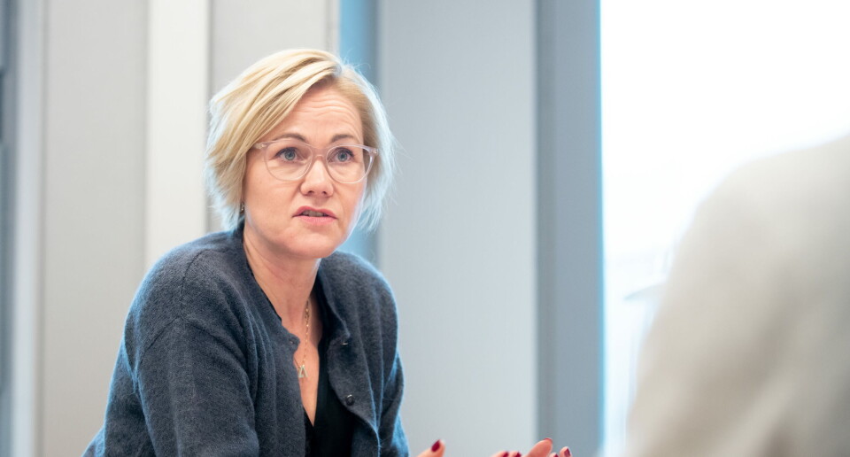 PÅ PLASS: Ingvild Kjerkol har fått nøklene og nylig flyttet inn på sitt nye kontor. Foto: Vidar Sandnes PÅ PLASS: Ingvild Kjerkol har fått nøklene og nylig flyttet inn på sitt nye kontor. Foto: Vidar Sandnes