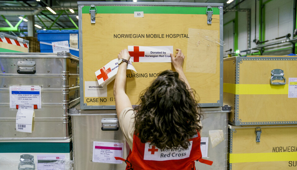 Norges Røde Kors sender førstehjelpsutstyr og medisinsk utstyr til Ukraina.