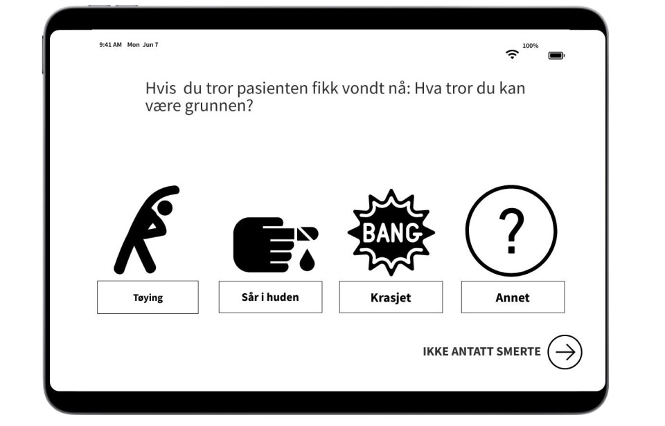 Nytt verktøy viser når pasienter føler ubehag og smerte