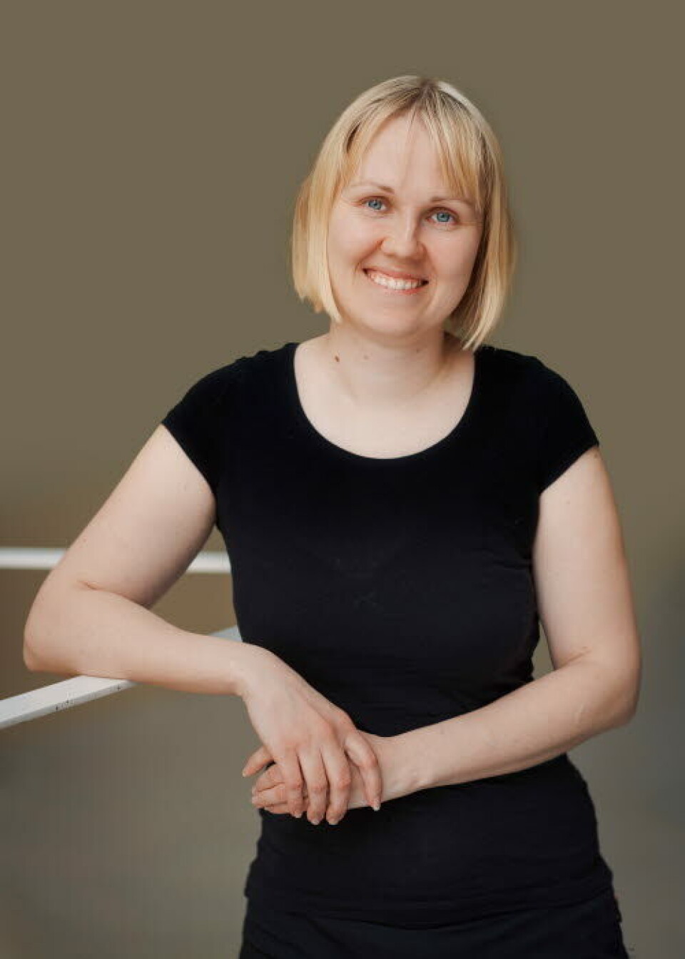 KORRIGERE: Forsker Emma Maria Haapaniemi forteller at CRISPR per i dag veldig effektivt hvis du vil ødelegge en del av genomet, som for eksempel bare klippe ut noe. – Hvis du vil gjøre en endring, der du faktisk korrigerer en mutasjon tilbake til det normale, er det mye vanskeligere. Foto: Oda Hveem/Visuell KORRIGERE: Forsker Emma Maria Haapaniemi forteller at CRISPR per i dag veldig effektivt hvis du vil ødelegge en del av genomet, som for eksempel bare klippe ut noe. – Hvis du vil gjøre en endring, der du faktisk korrigerer en mutasjon tilbake til det normale, er det mye vanskeligere. Foto: Oda Hveem/Visuell