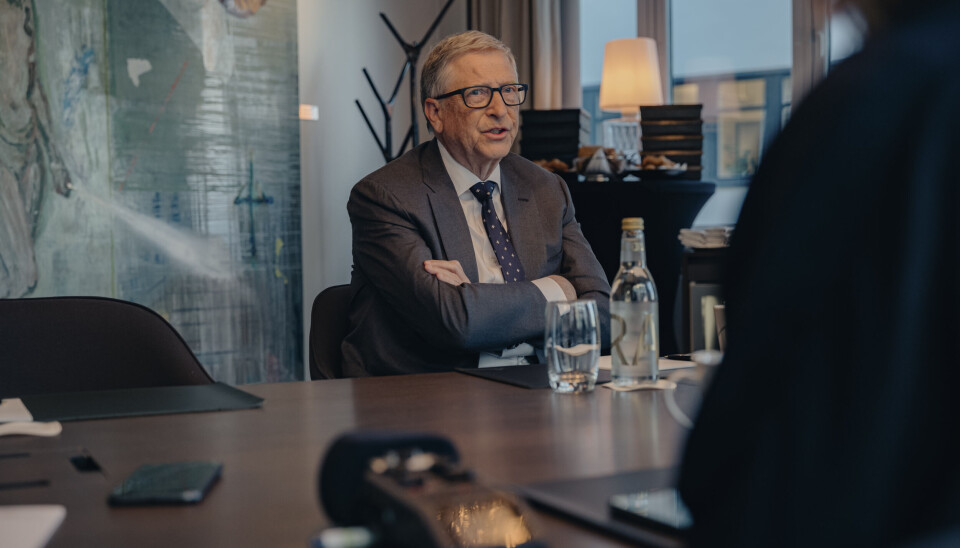TILGANG: Bill Gates, som gjennom sin stiftelse Bill & Melinda Gates Foundation finansierer vaksinefabrikker rundt om i verden, tror hele verden innen kort tid vil være sikret rask tilgang til pandemivaksiner. Bildet ble tatt da han møtte norsk presse på Hotel Continental i Oslo tirsdag. TILGANG: Bill Gates, som gjennom sin stiftelse Bill & Melinda Gates Foundation finansierer vaksinefabrikker rundt om i verden, tror hele verden innen kort tid vil være sikret rask tilgang til pandemivaksiner. Bildet ble tatt da han møtte norsk presse på Hotel Continental i Oslo tirsdag.