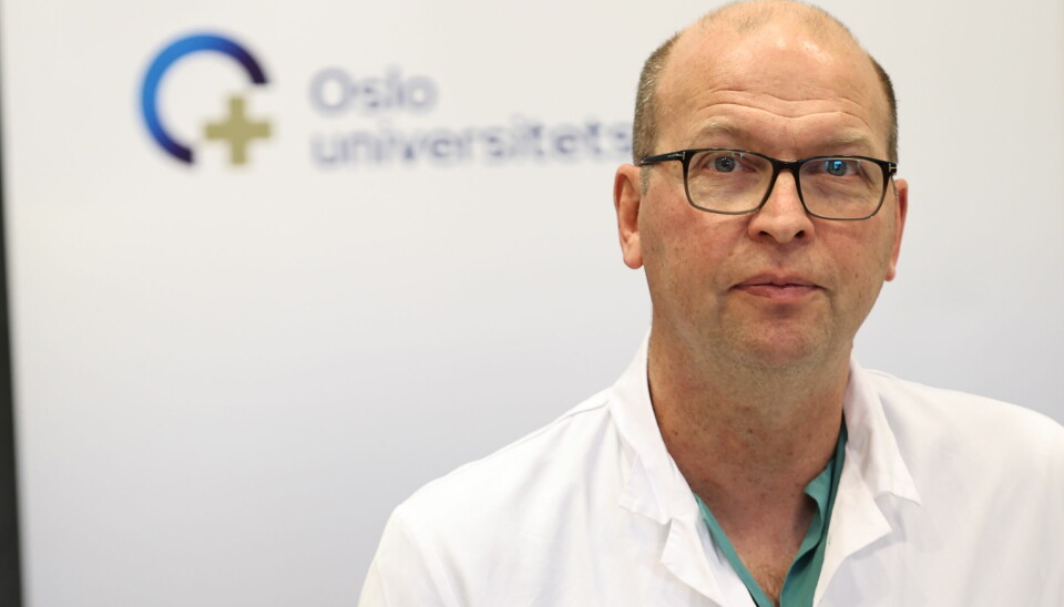 HÅPER FLERE VIL SNU: Leder Bjørn Bendz ved Hjerte-lunge-kar-klinikken ved Oslo universitetssykehus håper at sykepleierne som har sagt opp kommer tilbake. Foto: Geir Olsen / NTB