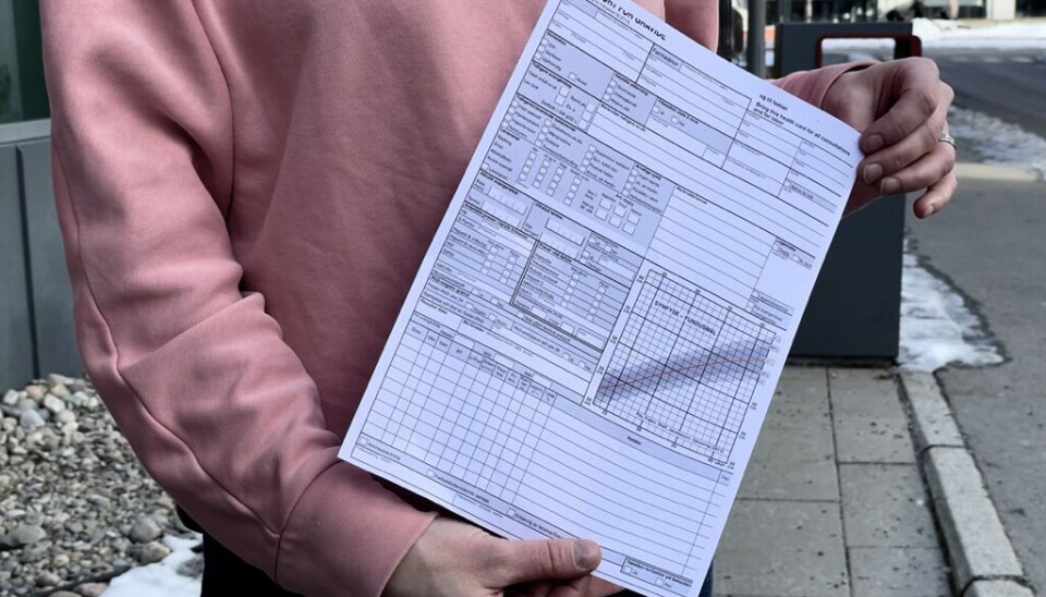 I LOMMA: Slik ser det «analoge» helsekortet som alle gravide må ha med seg på kontroller ut. I LOMMA: Slik ser det «analoge» helsekortet som alle gravide må ha med seg på kontroller ut.