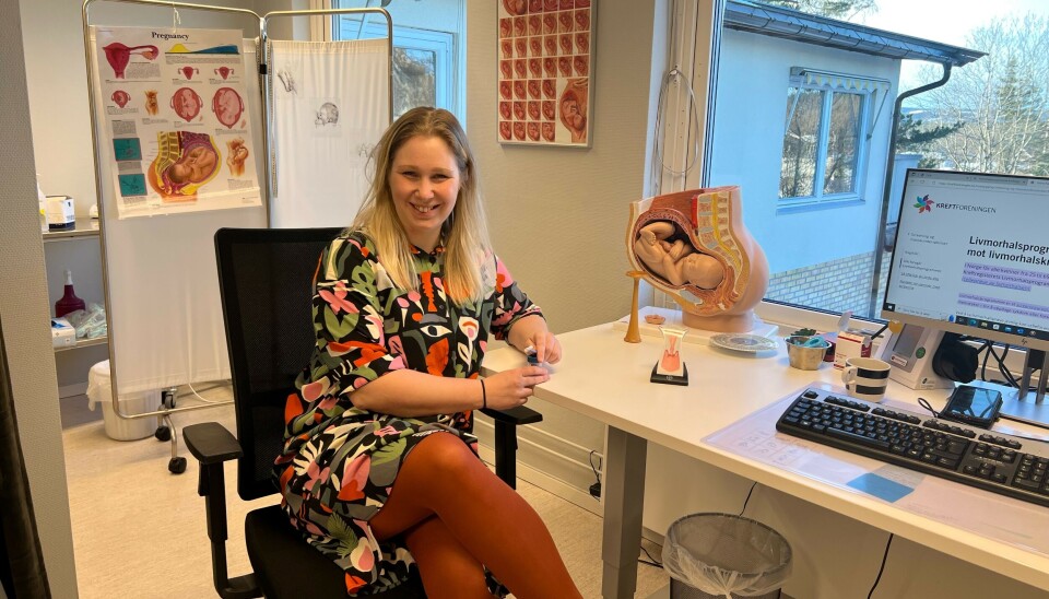 JORDMOR: Anna Maria Hall tilbyr gratis livmorhalsprøver til Drammen kommunes kvinner på Kvinnedagen. JORDMOR: Anna Maria Hall tilbyr gratis livmorhalsprøver til Drammen kommunes kvinner på Kvinnedagen.