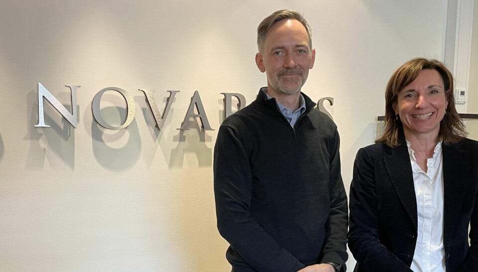 NY I NOVARTIS: Bjørnar Angell stepper inn som direktør for myndighetskontakt i Novartis, og går inn i ledergruppen til daglig leder Veronika Barrabes.