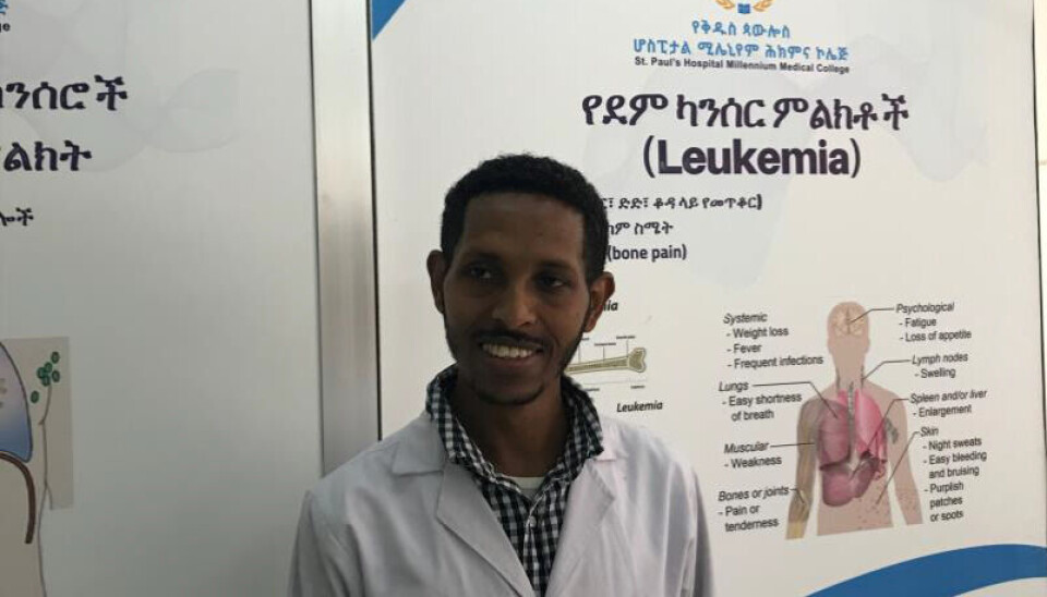 ONKOLOG: Dr. Tesfaye ble ferdigutdannet i 2017 og er fullt operativ med egen poliklinikk på St. Pauls Hospital i Addis Ababa. ONKOLOG: Dr. Tesfaye ble ferdigutdannet i 2017 og er fullt operativ med egen poliklinikk på St. Pauls Hospital i Addis Ababa.