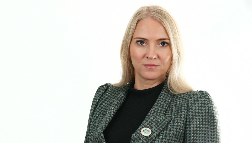 Lill Sverresdatter Larsen, forbundsleder i NSF. Lill Sverresdatter Larsen, forbundsleder i NSF.
