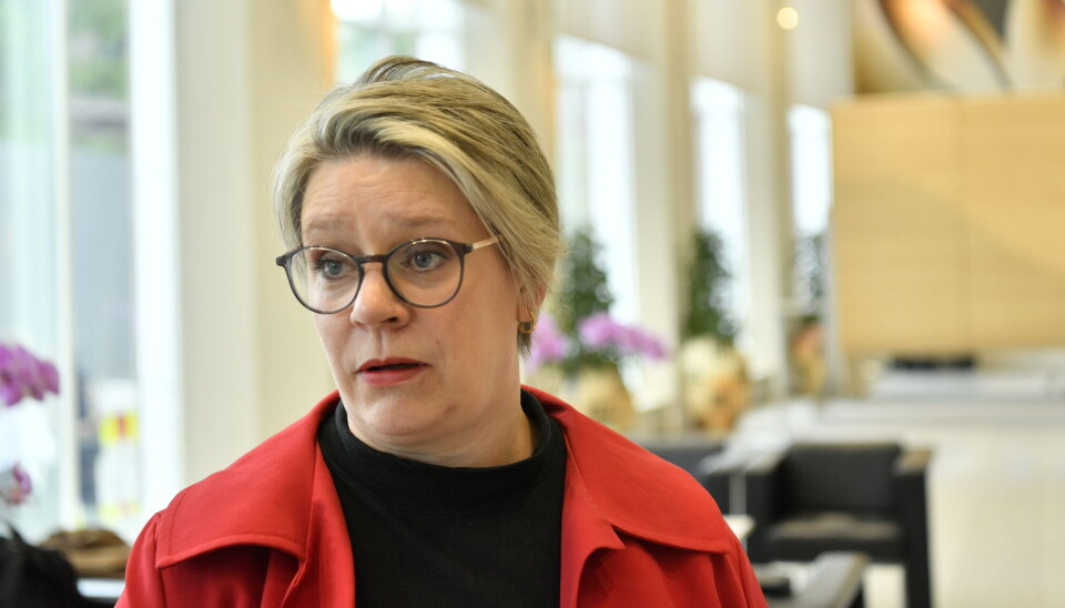 HAR STRUKKET SEG: – Både regjeringen og partene har strukket seg langt for å komme til enighet, sier arbeids- og inkluderingsministeren Marte Mjøs Persen.