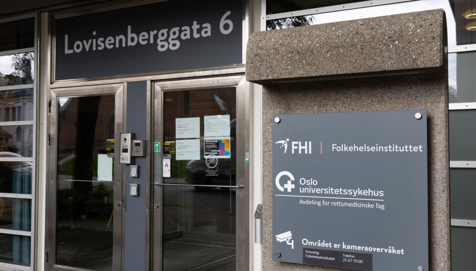 HAREPESTSMITTE: Folkehelseinstituttet har sett at over dobbelt så mange er smittet av harepest de siste to månedene sammenlignet med samme periode i fjor. Her fra FHIs kontorer i Lovisenberggata 6. Foto: Tone Herregården