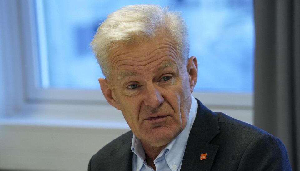 MØTE: Generalsekretær i Flyktninghjelpen, Jan Egeland, under et møte tirsdag med statsminister Jonas Gahr Støre (Ap), utviklingsminister Anne Beathe Tvinnereim (Sp)og humanitære organisasjoner som jobber på Gazastripen. MØTE: Generalsekretær i Flyktninghjelpen, Jan Egeland, under et møte tirsdag med statsminister Jonas Gahr Støre (Ap), utviklingsminister Anne Beathe Tvinnereim (Sp)og humanitære organisasjoner som jobber på Gazastripen.