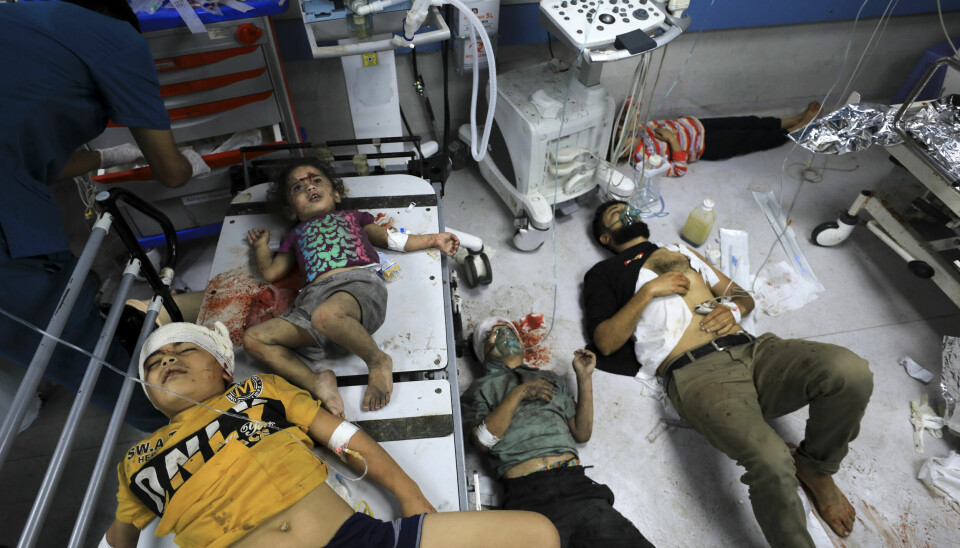 Shifa-sykehuset er omringet av israelske styrker, som krever at det må tømmes for pasienter og ansatte. Sykehuset er overfylt av sårede etter israelske angrep. Disse ankom 23. oktober.